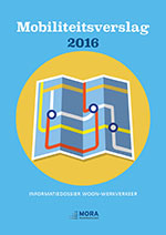 Cover mobiliteitsverslag 2016 met routekaart